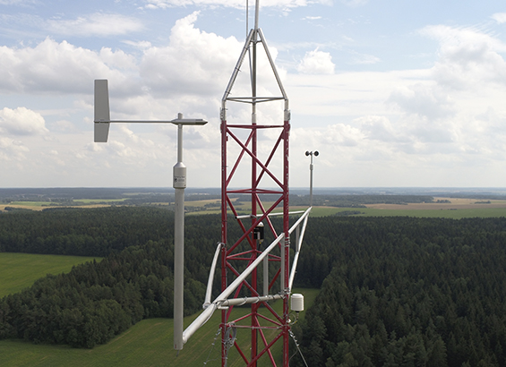 Installation of wind measuring complex, pre-commissioning works, dismantling Kaliningrad region