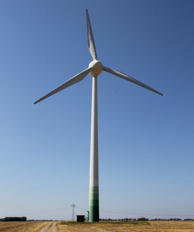 Строительство ветроэнергетической установки вблизи д. Перковичи Каменецкого района Брестской области