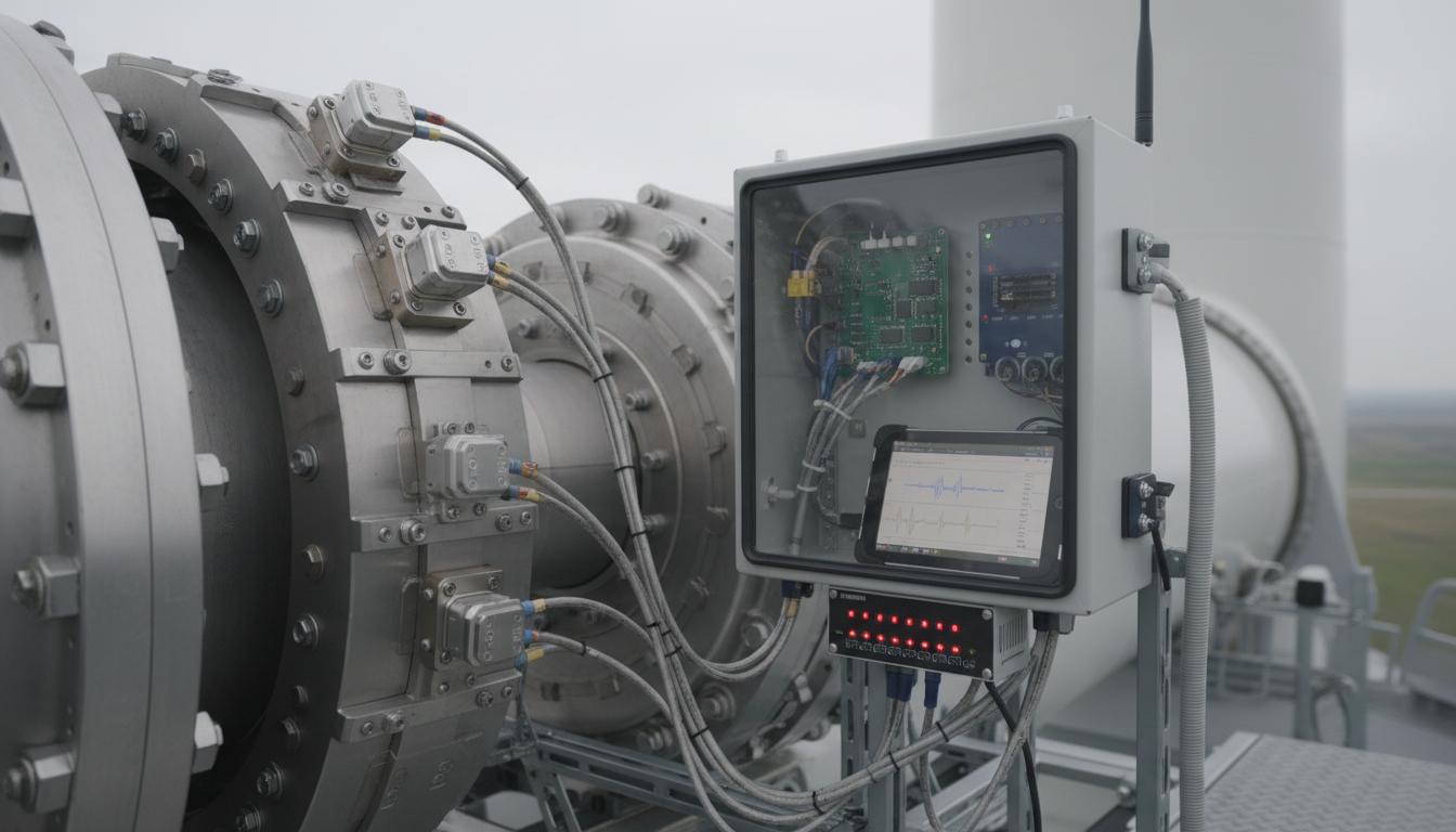 Стационарный вибромониторинг ветроустановки